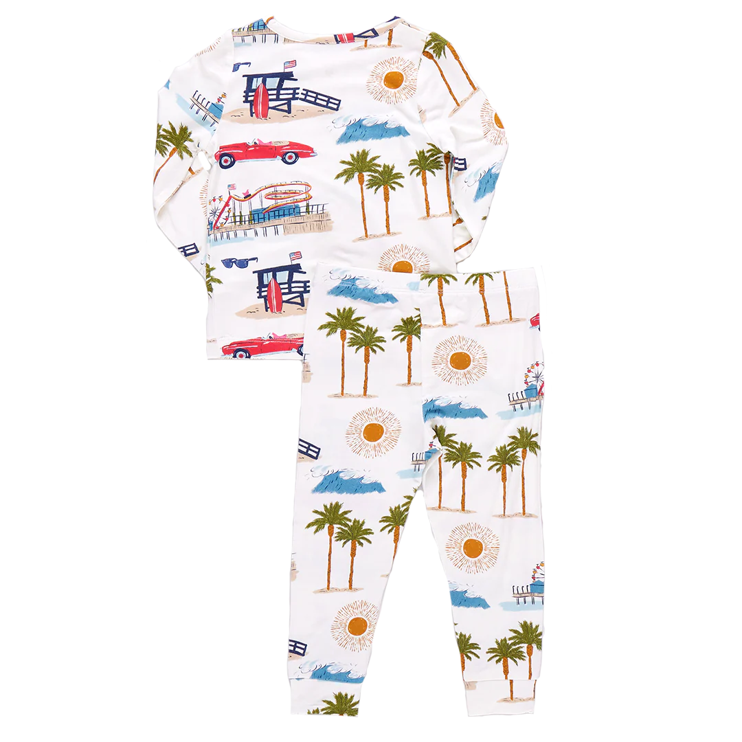 Kids Bamboo PJ Set - LA - Image 6